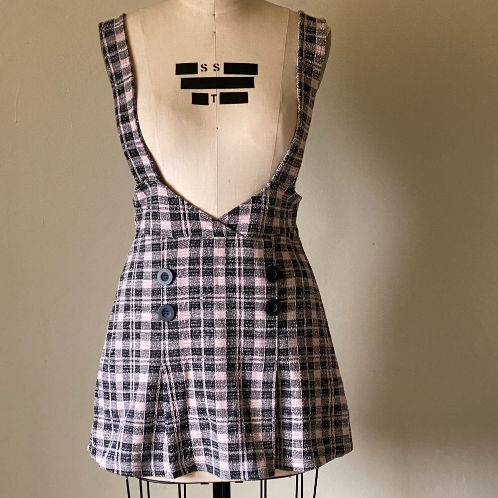 ASOS PINK &BLACK OVERALLS